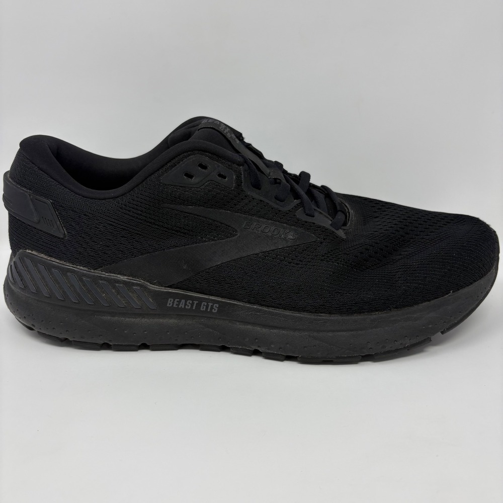 Brooks Beast GTS 24 Mens Size 12 Black Athletic Running Shoes (1104251D020)